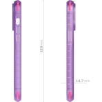 Ghostek iPhone 14 Covert Serisi Klf (MIL-STD-810G)-Purple