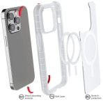 Ghostek iPhone 14 Pro Covert Serisi Klf (MIL-STD-810G)-Clear