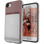 Ghostek iPhone 8 Exec 2 Seri Kartlkl Klf (MIL-STD-810G)-Pink