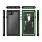 Ghostek iPhone 8 Nautical Su Geirmez Klf (MIL-STD-810G)-Green