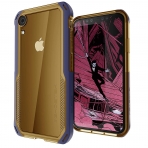 Ghostek iPhone XR Cloak 4 Serisi Klf (MIL-STD-810G)-Blue Gold