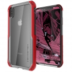 Ghostek iPhone XS Max Cloak 4 Serisi Klf (MIL-STD-810G)-Red