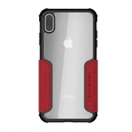 Ghostek iPhone XS Max Exec 3 Serisi Kartlkl Klf (MIL-STD-810G)-Red