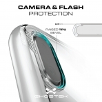 Ghostek iPhone X Cloak 3 Seri effaf Klf (MIL-STD-810G)-Silver