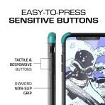 Ghostek iPhone XS / X Covert 2 Seri Kablosuz arj Destekli Klf (MIL-STD-810G)-Teal