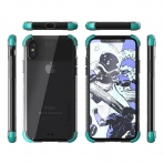 Ghostek iPhone X Covert 2 Seri Kablosuz arj Destekli Klf (MIL-STD-810G)-Teal