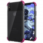 Ghostek iPhone XS / X Covert 2 Seri Kablosuz arj Destekli Klf (MIL-STD-810G)-Pink