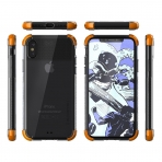Ghostek iPhone X Covert 2 Seri Kablosuz arj Destekli Klf (MIL-STD-810G)-Orange