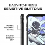 Ghostek iPhone XS / X Covert 2 Seri Kablosuz arj Destekli Klf (MIL-STD-810G)-Black