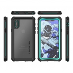 Ghostek iPhone X Nautical Seri Su Geirmez Klf (MIL-STD-810G)-Teal