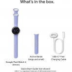 Google Pixel Watch 4 Wi-Fi Ak�ll� Saat(45 mm)-Porcelain Band/Polished Silver Case