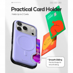 Goospery Apple iPhone 17 Pro Magnetic Door K�l�f -Purple