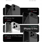 Goospery Apple iPhone 17 Pro Magnetic Door K�l�f -Black