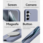Goospery Samsung Galaxy S25 Liquid Klf -Lavender Grey 