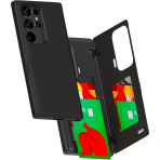Goospery Galaxy S25 Ultra Magnetic Door Bumper Klf -Black