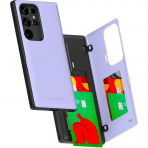 Goospery Galaxy S25 Ultra Magnetic Door Bumper Klf -Purple