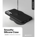 Goospery Liquid Serisi Silikon Samsung Galaxy S22 Plus Klf-Black