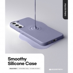 Goospery Liquid Serisi Silikon Samsung Galaxy S22 Plus Klf-Lavender Grey