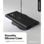 Goospery Liquid Serisi Silikon Samsung Galaxy S22 Ultra Klf-Black