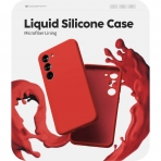 Goospery Liquid Serisi Silikon Samsung Galaxy S23 Plus Klf-Red