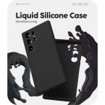 Goospery Liquid Serisi Silikon Samsung Galaxy S23 Ultra Klf-Black