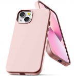 Goospery Liquid Silicone iPhone 13 Darbeye Dayankl Klf-Pink Sand