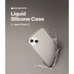 Goospery Liquid Silicone iPhone 13 Darbeye Dayankl Klf-Stone