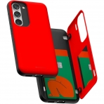 Goospery Magnetic Door Bumper Galaxy S23 Plus Klf -Red