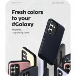 Goospery Galaxy S25 Magnetic Door Bumper Klf -Navy