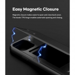 Goospery Magnetic Door Bumper iPhone 13 Pro Max Klf -Black