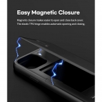 Goospery Magnetic Door Bumper iPhone 13 Pro Max Klf -Black