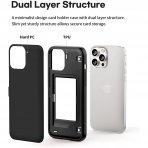 Goospery Magnetic Door Bumper iPhone 13 Pro Max Klf -Black