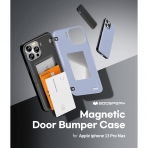 Goospery Magnetic Door Bumper iPhone 13 Pro Max Klf -Lilac Purple