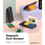 Goospery Magnetic Door Bumper iPhone 14 Pro Klf -Black