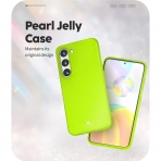 Goospery Pearl Jelly Serisi Silikon Samsung Galaxy S23 Klf-Lime
