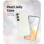 Goospery Pearl Jelly Serisi Silikon Samsung Galaxy S23 Plus Klf-White