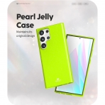Goospery Pearl Jelly Serisi Silikon Samsung Galaxy S23 Ultra Klf-Lime