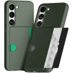 Goospery Rail Serisi Galaxy S23 Czdan Klf-Dark Green