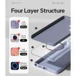 Goospery Samsung Galaxy S25 Ultra Liquid Klf -Lavender Grey 
