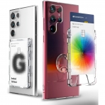 Goospery Şeffaf Cüzdan Samsung Galaxy S22 Ultra Kılıf