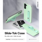 Goospery SlideTok Serisi Czdan Samsung Galaxy S22 Klf-Mint