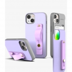 Goospery SlideTok Serisi iPhone 14 Czdan Klf-Lilac Purple