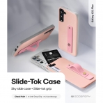 Goospery SlideTok Serisi Czdan Samsung Galaxy S22 Plus Klf-Pink