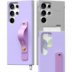 Goospery SlideTok Serisi Czdan Samsung Galaxy S23 Ultra Klf-Purple