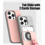 Goospery SlideTok Serisi iPhone 14 Pro Czdan Klf-Mint