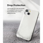 Goospery iPhone 13 Case Card Holder Czdan Klf-White