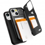 Goospery iPhone 13 Mini Case Card Holder Czdan Klf-Black