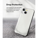 Goospery iPhone 13 Mini Case Card Holder Czdan Klf-White