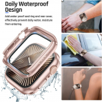 Goton Apple Watch 10 46mm Bumper Su Geirmez Klf-Rose Gold