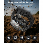 Goton Apple Watch 11 46mm Rugged Kay-Black